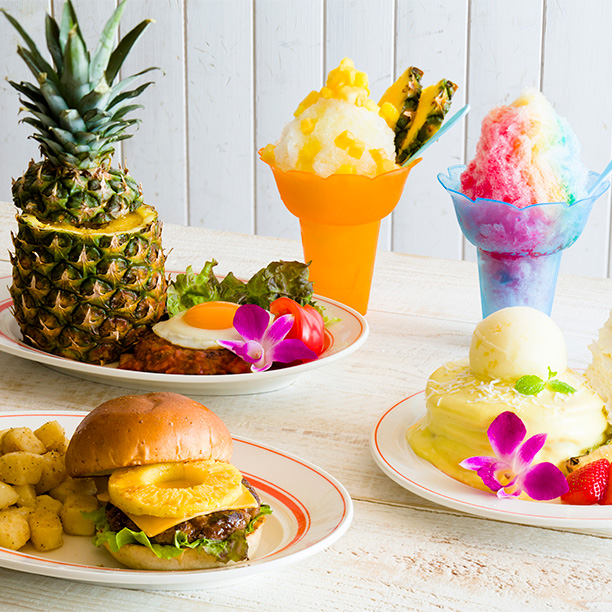 7月のEggs ’n Thingsはパイナップルづくし!! 「In Summer」 ダイナミックにパインを楽しめます♪