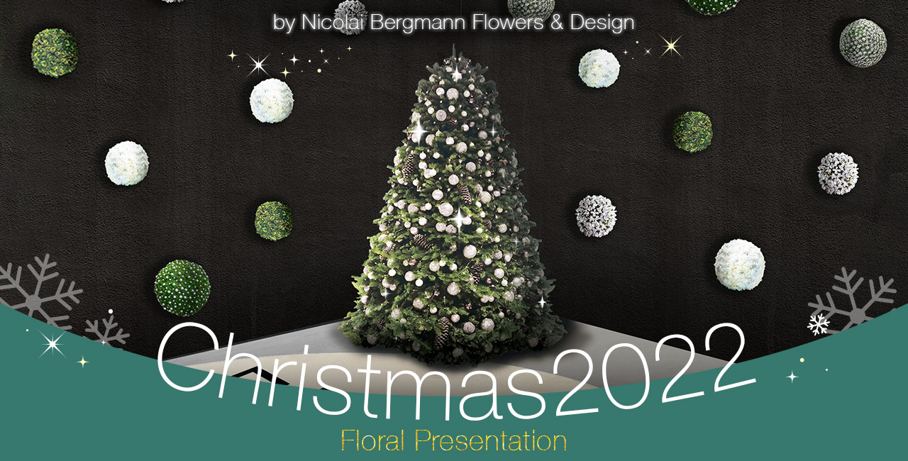 KIRARITOGINZA Christmas 2021 Floral Presentation -by Nicolai Bergmann Flowers & Design