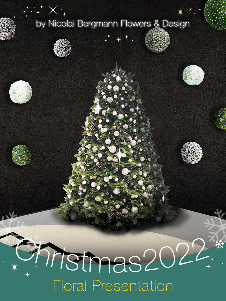 KIRARITOGINZA Christmas 2021 Floral Presentation -by Nicolai Bergmann Flowers & Design